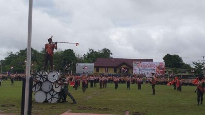 Anggota Pramuka di Sintang Meriahkan HUT ke 64