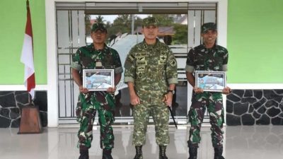 Kodim 1205/Sintang Gelar Korp Raport Pindah Satuan