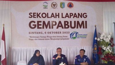 BMKG Gelar Sekolah Lapang Gempabumi di Sintang