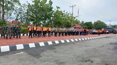 Polres Sintang Gelar Apel Kesiapan Bencana